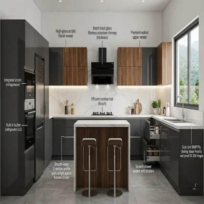 Local Carpenter vs. Kitchen World: 5 Reasons an Engineered Modular Kitchen Is a Smarter Investment in Haldwani &amp;amp; Kumaon